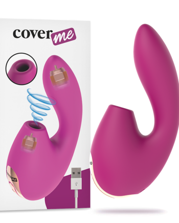 COVERME - VIBRATORE ASPIRATORE CLITORIDEO E POTENTE VIBRATORE PER IL PUNTO G