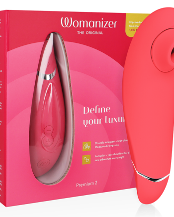 WOMANIZER - PREMIUM 2 STIMOLATORE CLITORALE LAMPONE