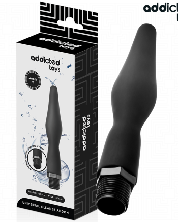 ADDICTED TOYS - PULITORE ANALE CON ADATTATORE UNIVERSALE MODELLO 2