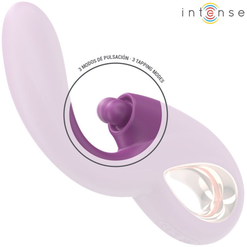 INTENSE - LALI VIBRATORE MULTIFUNZIONE PUNTO G TAPPING THRUST VIBRATION VIOLA