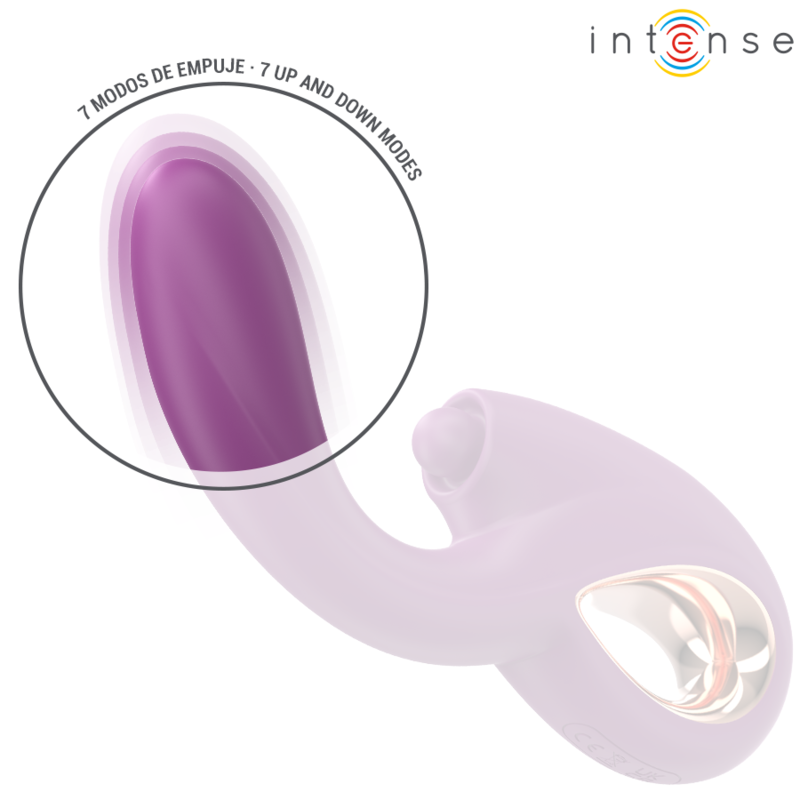 INTENSE - LALI VIBRATORE MULTIFUNZIONE PUNTO G TAPPING THRUST VIBRATION VIOLA