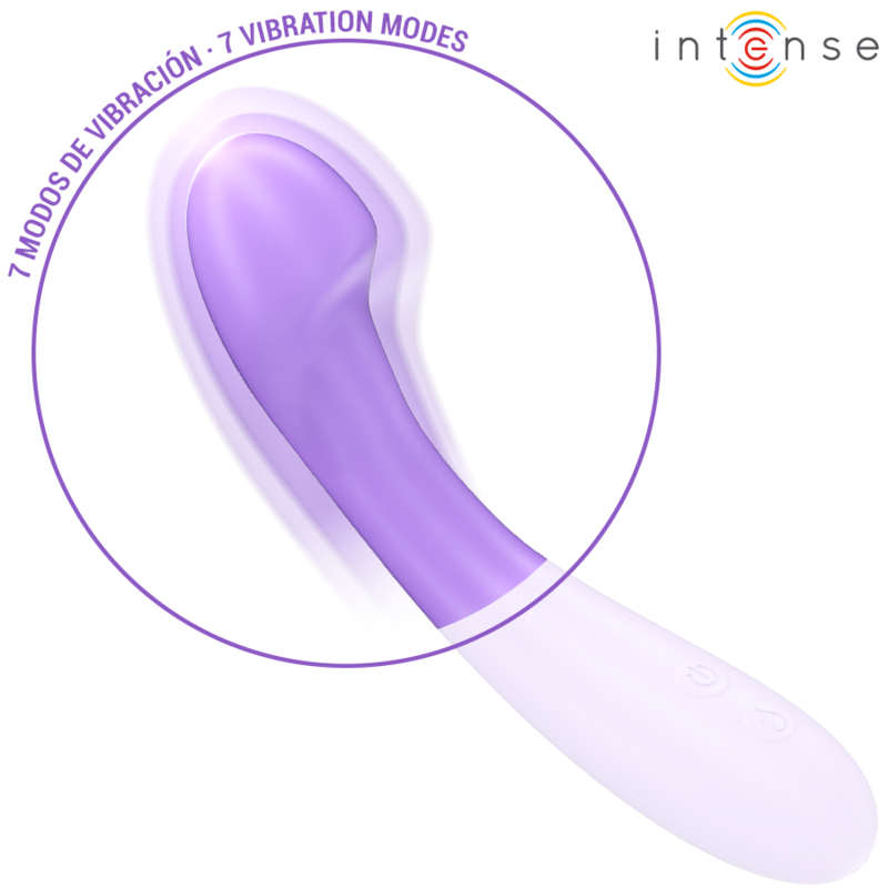 INTENSE - VIBRATORE BECKY 19 CM RISCALDABILE 7 VIBRAZIONI VIOLA