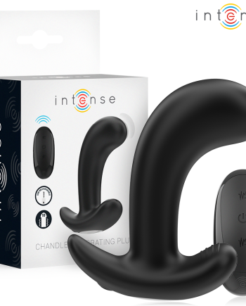 INTENSE - CHANDLER ANAL PLUG 10 VIBRAZIONI NERO TELECOMANDO