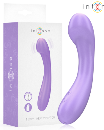 INTENSE - VIBRATORE BECKY 19 CM RISCALDABILE 7 VIBRAZIONI VIOLA