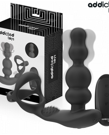 ADDICTED TOYS - MASSAGGIATORE PROSTATICO ROTANTE CON TELECOMANDO