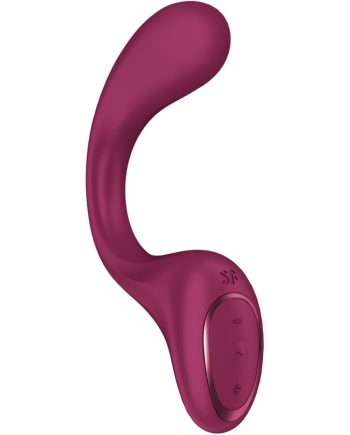 SATISFYER - G PER DEA 2 VIBRATORE CONIGLIO BOTTIGLIA BORDEAUX