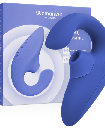 WOMANIZER - BLEND RABBIT VIBRATOR STIMOLATORE BLU VIBRANTE