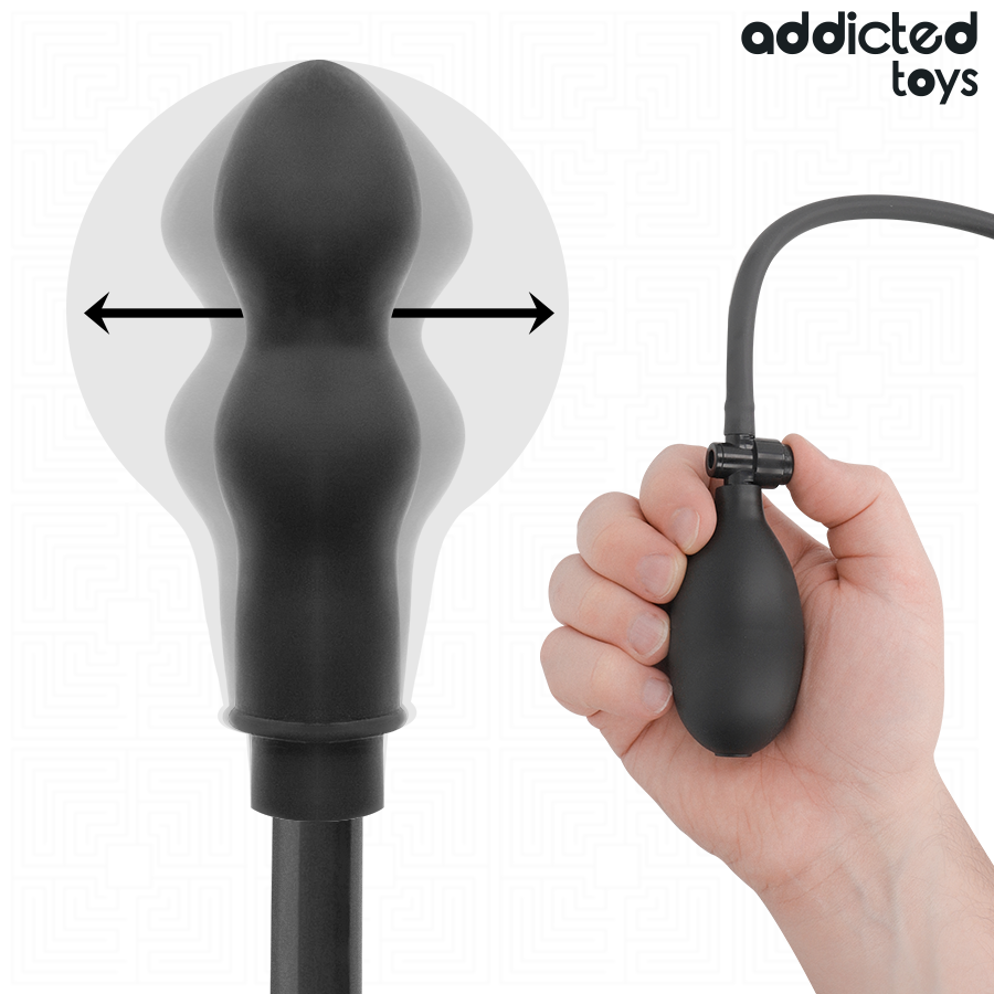 ADDICTED TOYS - DOPPIO TAPPO ANALE GONFIABILE MODELLO 1