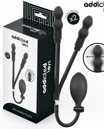 ADDICTED TOYS - DOPPIO TAPPO ANALE GONFIABILE MODELLO 1