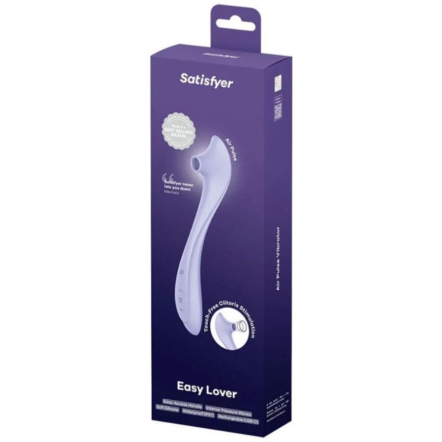 SATISFYER - EASY LOVER VIBRADOR ESTIMULADOR AIR PULSE