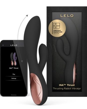 LELO - INA VIBRATORE A SPINTA THRUST RABBIT NERO